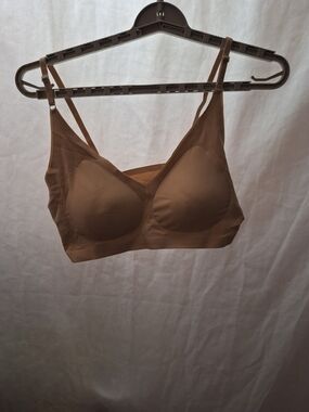 Seamless Nude Brown Wirefree T-Shirt Bra